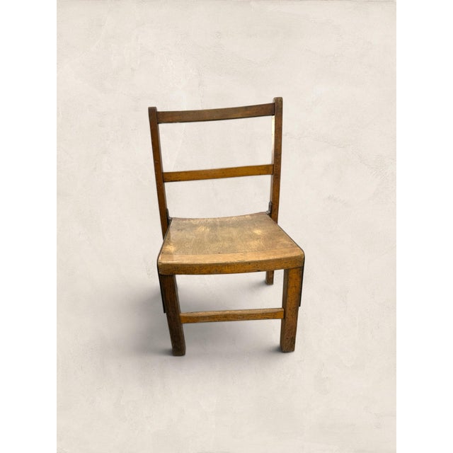 Antique English Pine Children's Chairs, Set of Four For Sale - Image 16 of 18