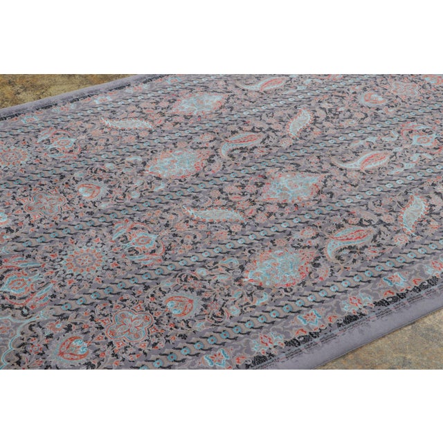 2020s Rug & Kilim’s Contemporary Floral Rug With Dense Paisley Florals in Jewel Tones For Sale - Image 5 of 10