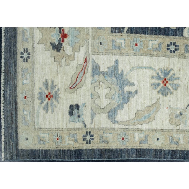 Oushak Rug 12'1" x 13'11" #17650 For Sale - Image 4 of 8