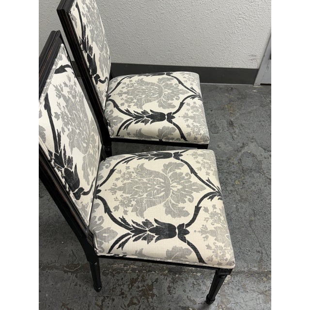 Ballard Designs Ballard Designs Louis XVI Side Chairs, Pair For Sale - Image 4 of 12