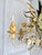 Hollywood Regency French Floral and Wheat Tole 6-Light Chandelier from Sofidis FlorArt, Late 20th Century For Sale - Image 3 of 18