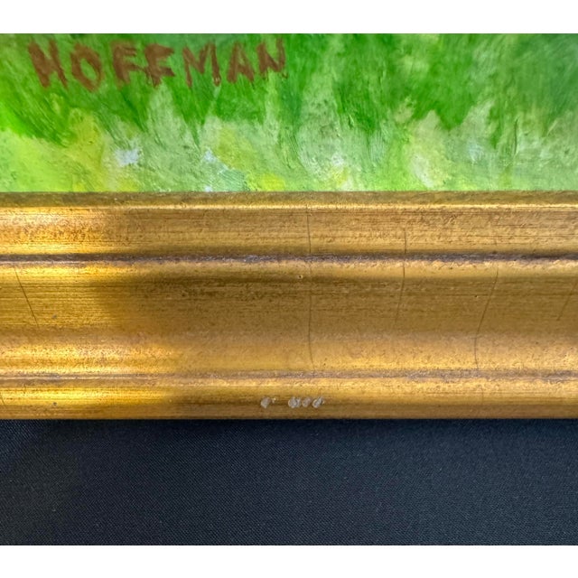 William M. Hoffman Jr. 2004 “Green Mead Farm, Ligonier, Pa” Pennsylvania Original Oil Painting For Sale - Image 10 of 12