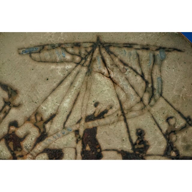 Fire-Enamelled Copper Plate with Odyssey Ulysses Voyage Motig from B.M.B. Manufacture, Florence, 1920s For Sale - Image 14 of 18