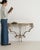 Art Deco Wrought Iron Consola Table With Marble Top For Sale - Image 10 of 11