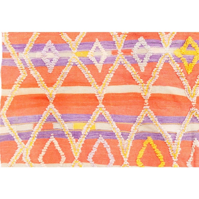 Vibrant Vintage Moroccan Rug Doris Leslie Blau For Sale - Image 9 of 10