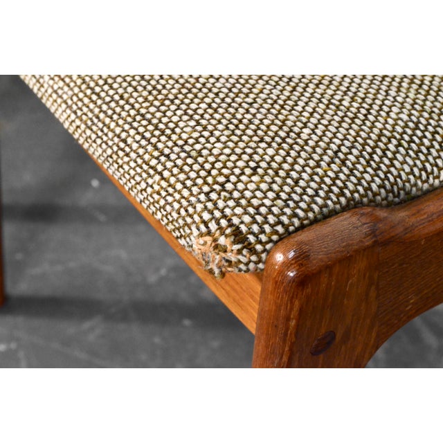 Brown Danish Teak Chairs attributed to Erik Buch, 1960s, Set of 4 For Sale - Image 8 of 10