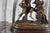 Romantic Bronze Figural Sculpture of Courting Couple on Bench For Sale - Image 4 of 11