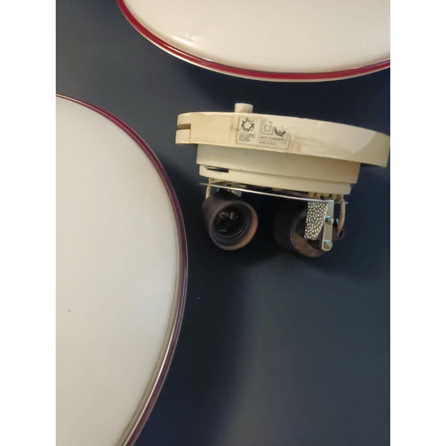 1960s Murano Flush Mount by Leucos For Sale - Image 9 of 9