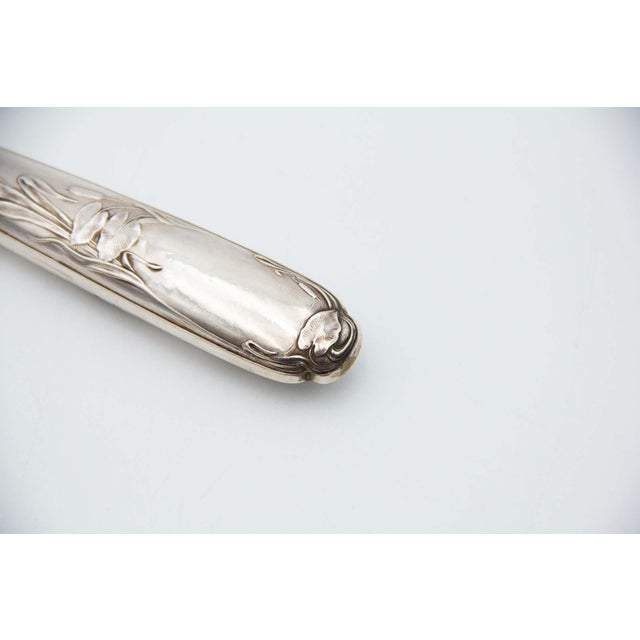 Silver Fish Knife with Reliefs For Sale - Image 3 of 5