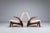 Wood Rastad and Relling Low Back Lounge Chairs Gimson and Slater Norway 1960, Set of 2 For Sale - Image 7 of 14