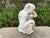 White 1960s Italian Glazed Terracotta Monkey Sculpture For Sale - Image 8 of 12