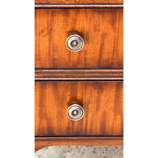Brown Ethan Allen Eugene Mahogany Nightstand Table For Sale - Image 8 of 10