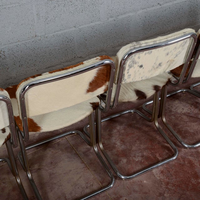 Vintage Ponyhide Chairs, Set of 6 For Sale - Image 11 of 18