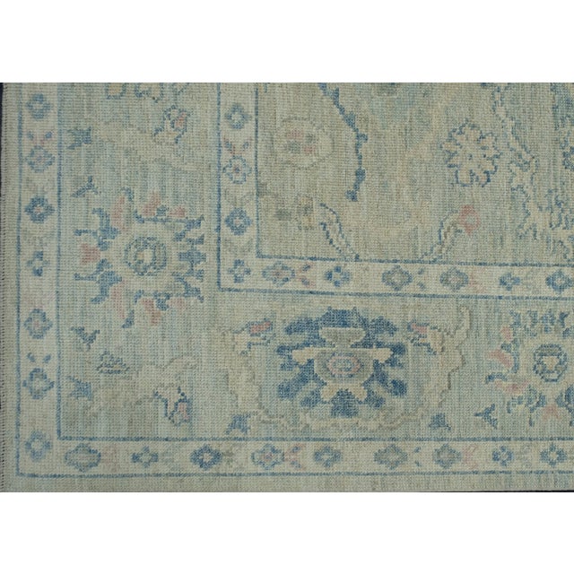 Turkish Oushak Rug 5'1" x 7' #17833 For Sale - Image 4 of 8