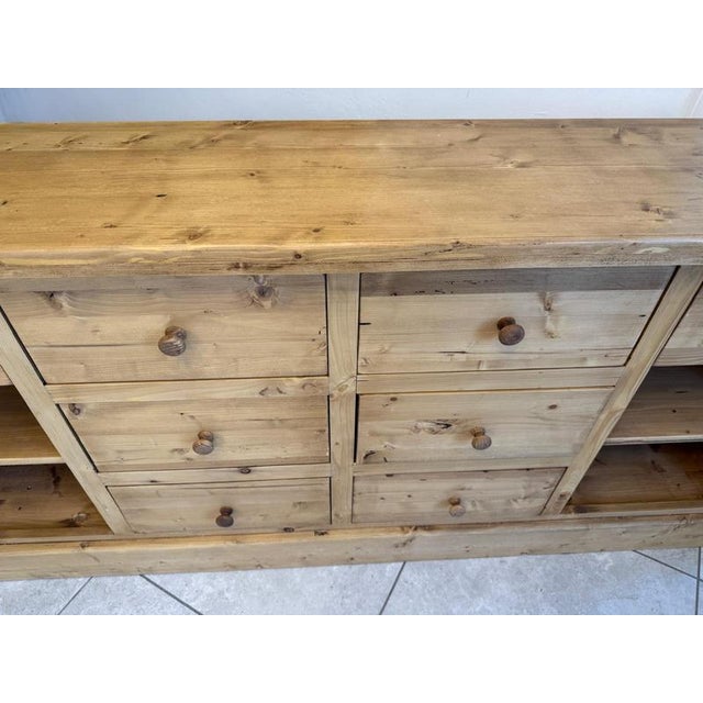 Antique Reclaimed Wood Shop Cabinet For Sale - Image 14 of 17