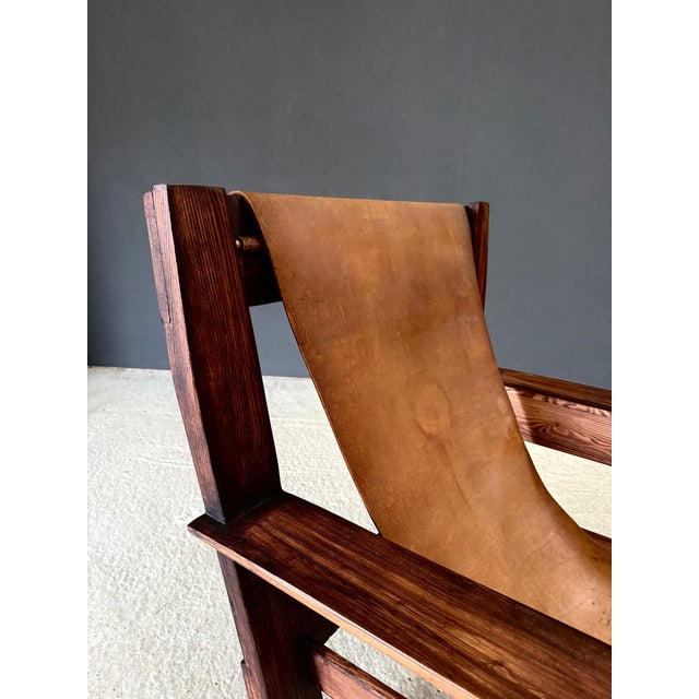 Mid-Century Handcrafted Beach Sling Lounge Chair, Netherlands, 1960s For Sale - Image 13 of 18