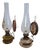 Vintage Electrified Oil Lamps with Reflective Mirror from Ditmar, 1950, Set of 2 For Sale