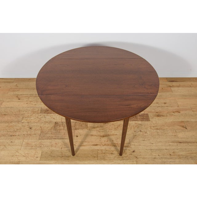 Mid-Century Modern English Teak Drop-Leaf Dining Table, 1960s For Sale - Image 13 of 17