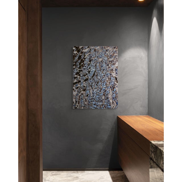 Contemporary Echo Rain by Johann Besse – Abstract Limited Edition Metal Print | Framed & Ready to Hang For Sale - Image 3 of 7