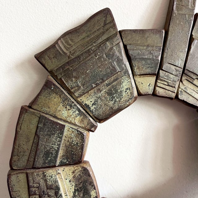 Brutalist Vintage Brutalist Signed Bronze Sculpture For Sale - Image 3 of 7
