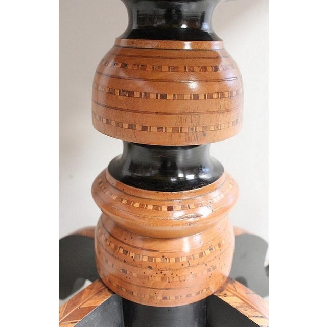 Small 19th Century Napoleon III Pedestal Table For Sale - Image 13 of 18
