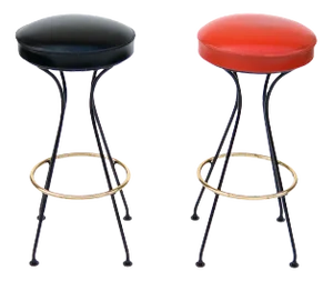 Set of Bar Stools, Mid-20th Century
