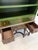 Wood Vintage Alexander Bros. Green Asian Lacquered Bar Cabinet/Cupboard on Barley Twist Stand For Sale - Image 7 of 12