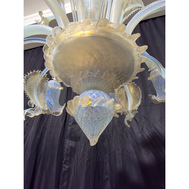 1980s Vintage Murano Chandelier, 1980s For Sale - Image 5 of 10