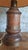 Antique Lamp in Turned Wood and Engraved Brass from Royal Adelaide, 1890s For Sale - Image 10 of 13