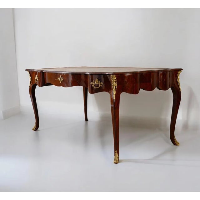 French Mahogany Writing Desk, 19th Century For Sale - Image 3 of 10