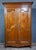 Beautiful solid cherrywood wardrobe, late 18th - early 19th century Featuring two molded doors with scalloped decoration....