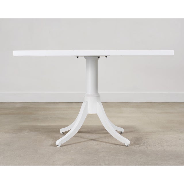 McKinnon and Harris "Maury" Square Aluminum Garden Dining Table For Sale - Image 15 of 18