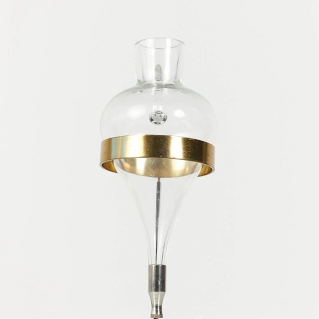 Glass and Brass Decanter by Carl Auböck For Sale - Image 12 of 13