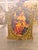 Gold Vintage Grand French Rococo Lady Portrait Wall Art with Sage Green Panels For Sale - Image 8 of 8