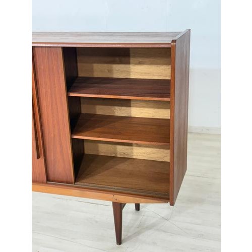 Danish Highboard in Teak For Sale - Image 3 of 11
