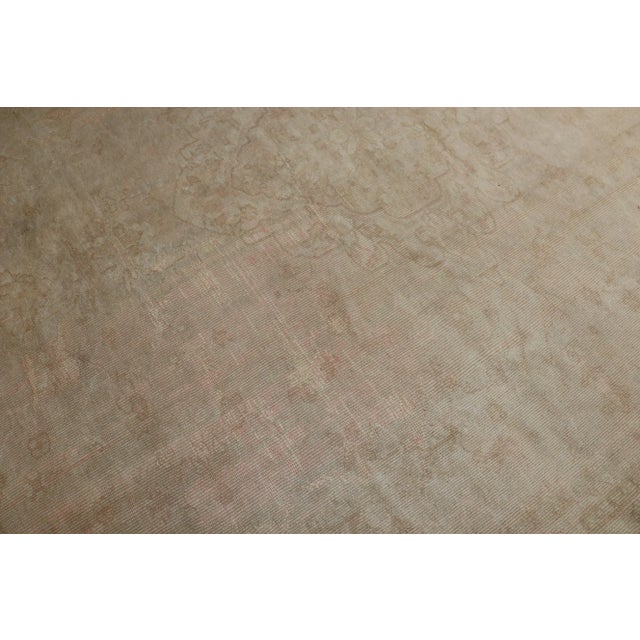 Nautical Oversize Antique Turkish Oushak Rug, 13'1'' X 18'9'' For Sale - Image 3 of 13