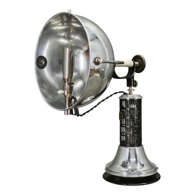 Vintage Bauhaus Adjustable Table Lamp in Chrome, Germany, 1930s For Sale