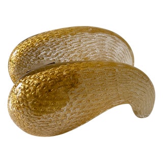 Mid-Century Murano Glass Push & Pull Door Handles attributed to Seguso Vetri Darte, 1950s For Sale