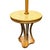 Wood Restored Rattan & Mahogany Hourglass Side Table Torchiere Floor Lamp For Sale - Image 7 of 8