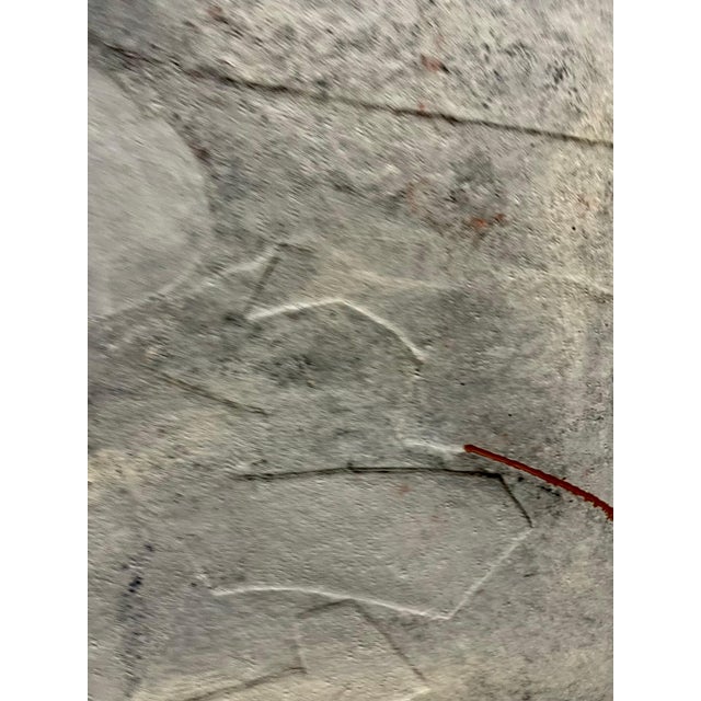 John Walker, Large 3D Cast Paper Abstract Oil Monoprint Unique Monotype Painting John Walker, 1991 For Sale - Image 16 of 18