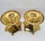 Large Brutalist Brass Candlesticks, Europe, 1970s, Set of 2 For Sale - Image 4 of 11