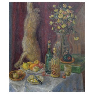 Aleksander Trojkowicz, Still Life, 1971, Oil on Canvas For Sale