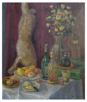 Aleksander Trojkowicz, Still Life, 1971, Oil on Canvas