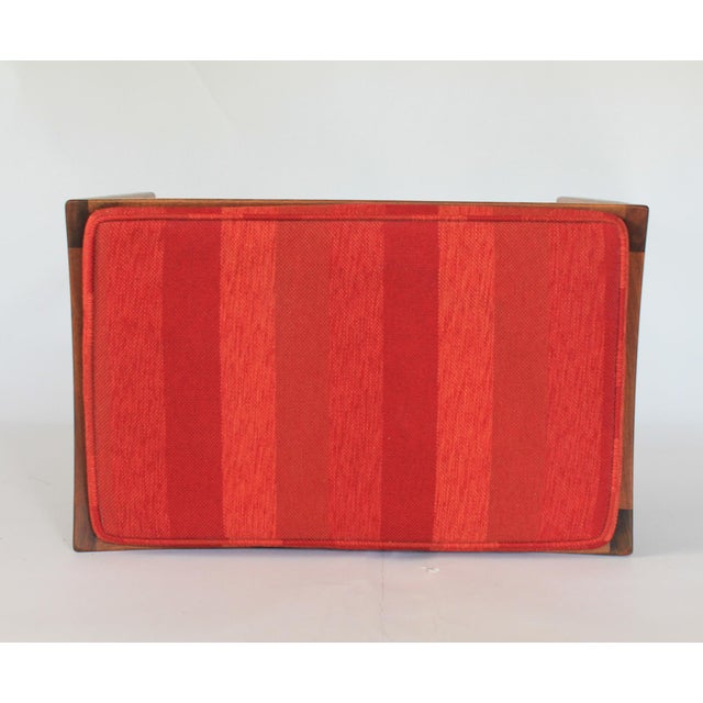 Vintage Jens Risom Design Footstool or Ottoman For Sale - Image 10 of 12