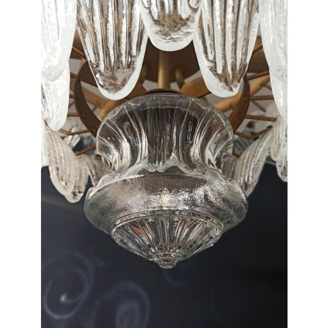 Italian Leaf Chandeliers, 1970s, Set of 2 For Sale - Image 16 of 18