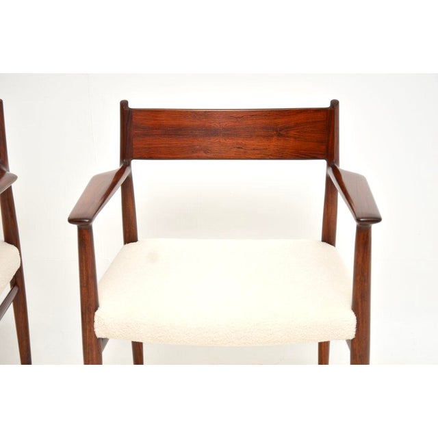Wood Vintage Danish Carver Armchairs by Arne Vodder, 1960s, Set of 2 For Sale - Image 7 of 11