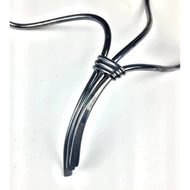 1970s Hans Jenson Silver Mid Century Modern Candle Holders For Sale - Image 11 of 13