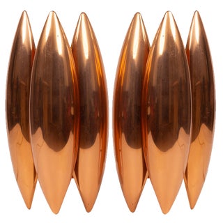 Danish Kastor Sconces by Jo Hammerborg for Fog & Morup, 1960s, Set of 2 For Sale