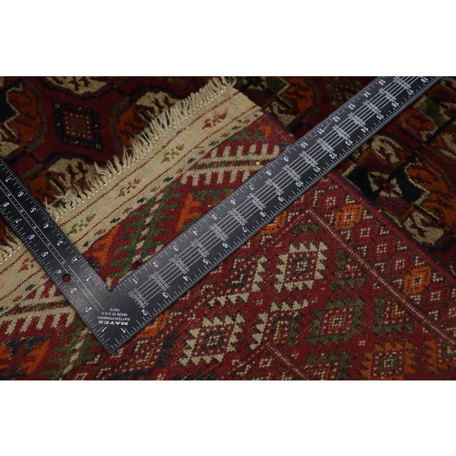 Early 20th Century Antique Persian Baluchi Bokhara Rug - 03'06 X 05'00 For Sale - Image 5 of 9