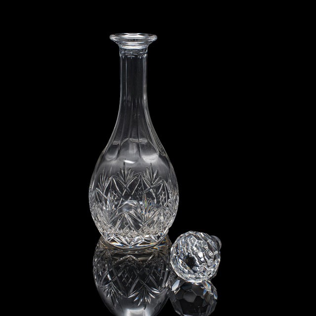 Pair of Vintage Spirit Decanters, English, Cut Glass, Liqueur Bottle, Port, Gin For Sale - Image 4 of 12
